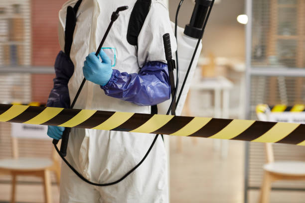 Professional Blood Cleanup technician working in Exeter, NE